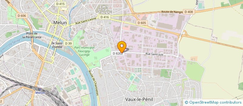 localisation de l'entreprise ANTUNES à VAUX-LE-PENIL