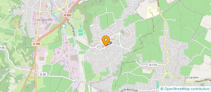 localisation de l'entreprise ANTUNES  VOURLES