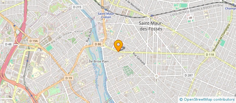 localisation de l'entreprise ANTUNES ET FILS à SAINT-MAUR-DES-FOSSES