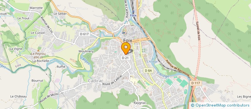 localisation de l'entreprise ANTUNES ET FILS à FOIX