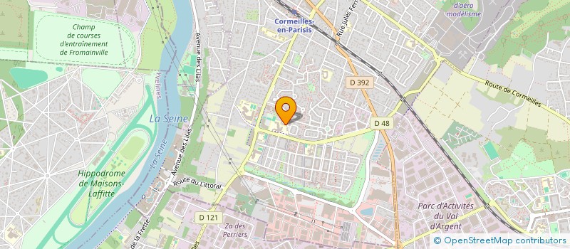 localisation de l'entreprise ANTUNES ETUDES ET CONSEILS  CORMEILLES-EN-PARISIS