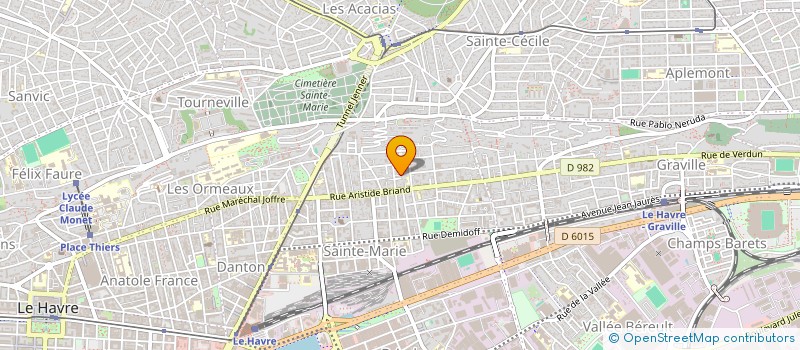 localisation de l'entreprise ANTUNES LL  LE HAVRE
