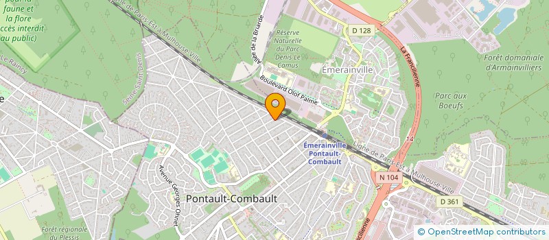 localisation de l'entreprise ANTUNES PEREIRA  PONTAULT-COMBAULT