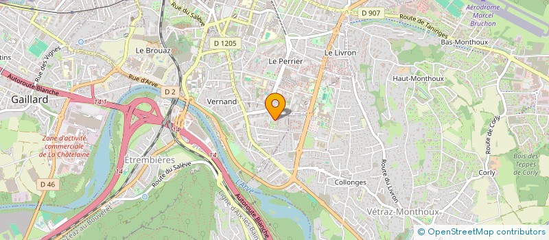 localisation de l'entreprise ANTURA à ANNEMASSE
