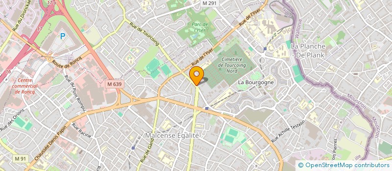 localisation de l'entreprise ANTVAL  TOURCOING