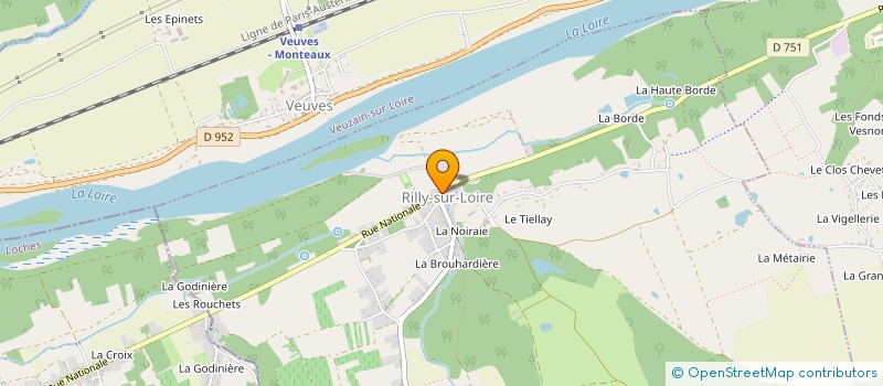 localisation de l'entreprise ANTWAN-PERTHUIS  RILLY-SUR-LOIRE