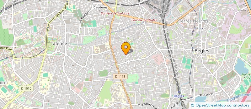 localisation de l'entreprise ANTXETA à BEGLES