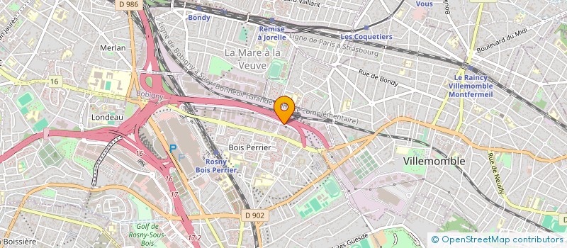 localisation de l'entreprise ANTYCIP à ROSNY-SOUS-BOIS