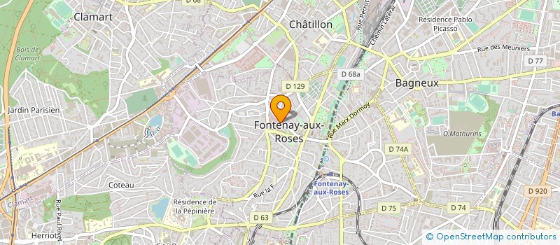 localisation de l'entreprise ANTYS à FONTENAY-AUX-ROSES