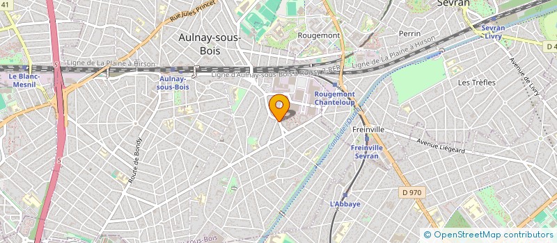localisation de l'entreprise ANU SAS à AULNAY-SOUS-BOIS