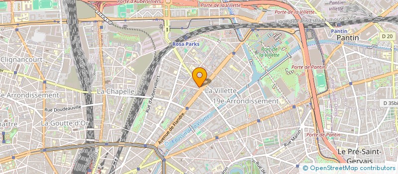 localisation de l'entreprise ANU TELECOM  PARIS