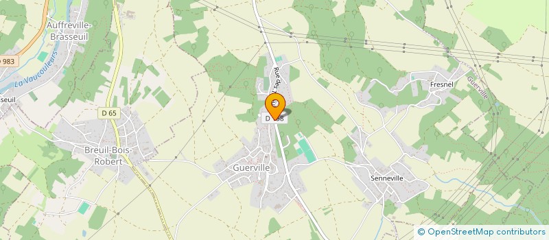 localisation de l'entreprise ANUBIS  GUERVILLE