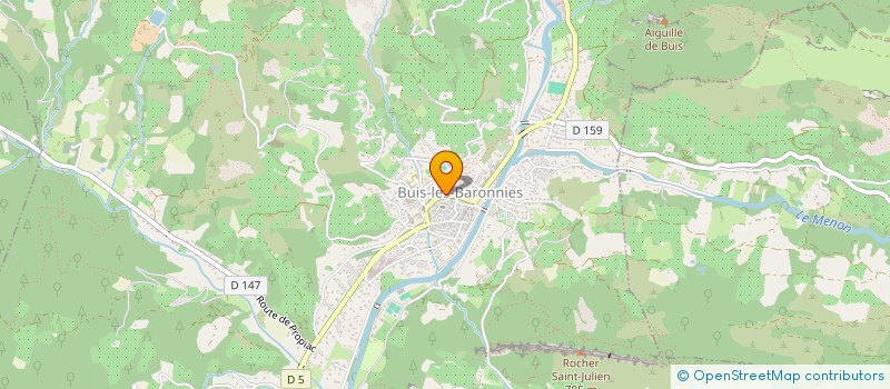 localisation de l'entreprise ANUBIS à BUIS-LES-BARONNIES