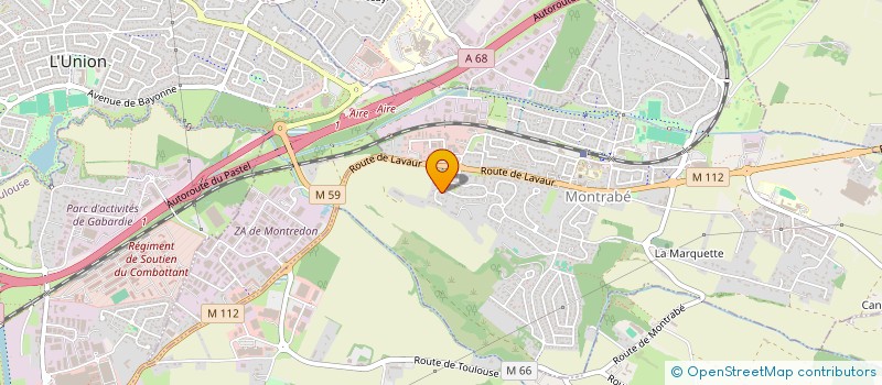 localisation de l'entreprise ANUBIS à TOULOUSE
