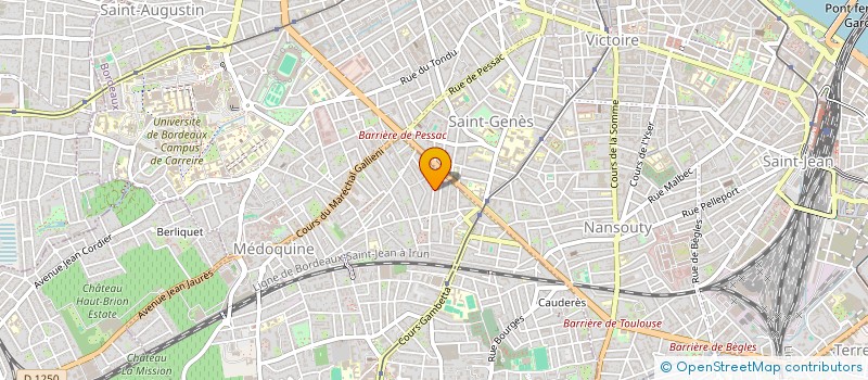 localisation de l'entreprise ANUBIS LABO à TALENCE