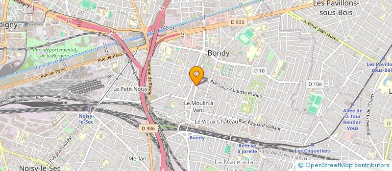 localisation de l'entreprise ANULIHAIR à BONDY