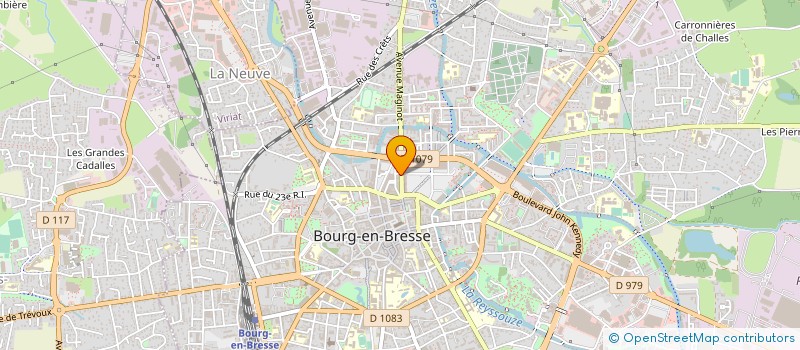 localisation de l'entreprise ANURA à BOURG-EN-BRESSE