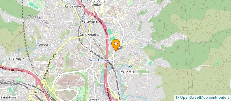 localisation de l'entreprise ANUSH A VOTRE SERVICE  MARSEILLE