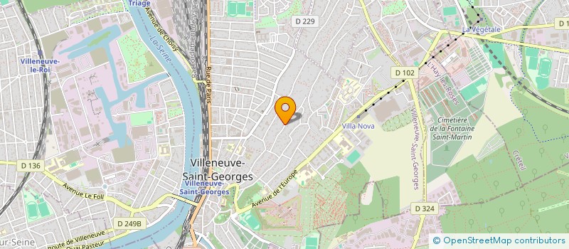 localisation de l'entreprise ANUSHA  VILLENEUVE-SAINT-GEORGES