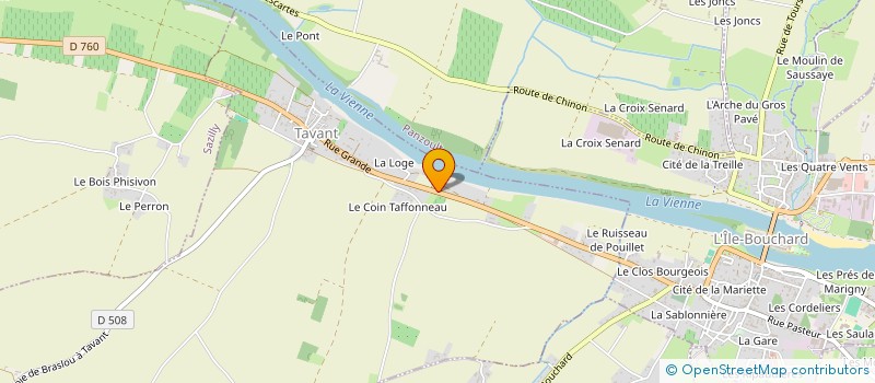 localisation de l'entreprise ANV  TAVANT