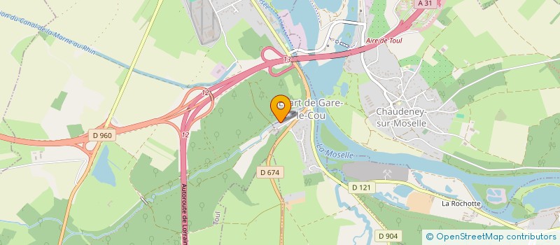 localisation de l'entreprise ANV DE TINSEAU  TOUL