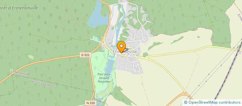 localisation de l'entreprise ANV EQUITATION  ERMENONVILLE