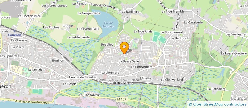 localisation de l'entreprise ANV INVEST à COUERON