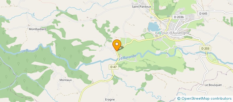 localisation de l'entreprise ANV SANCY  LA TOUR-D'AUVERGNE