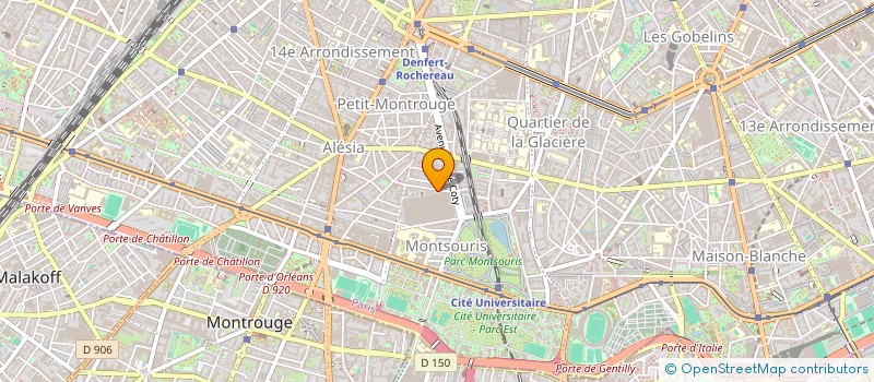 localisation de l'entreprise ANVAC  PARIS 14