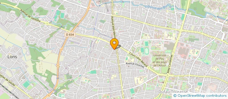 localisation de l'entreprise ANVAL  BILLERE