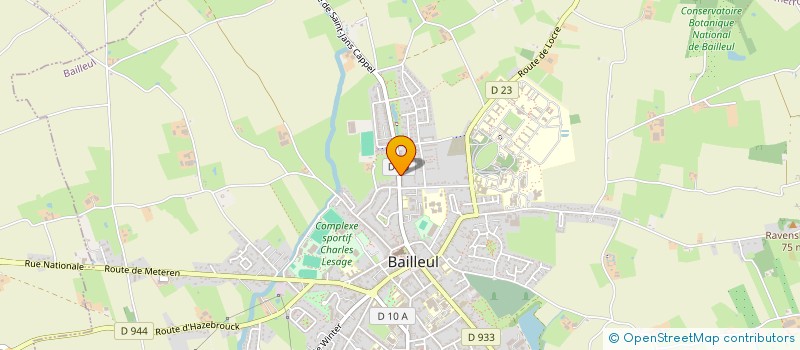 localisation de l'entreprise ANVAL à BAILLEUL