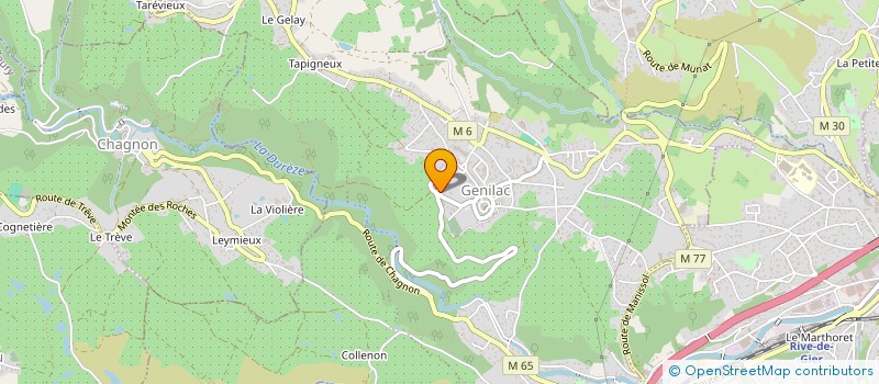 localisation de l'entreprise ANVALAC  GENILAC