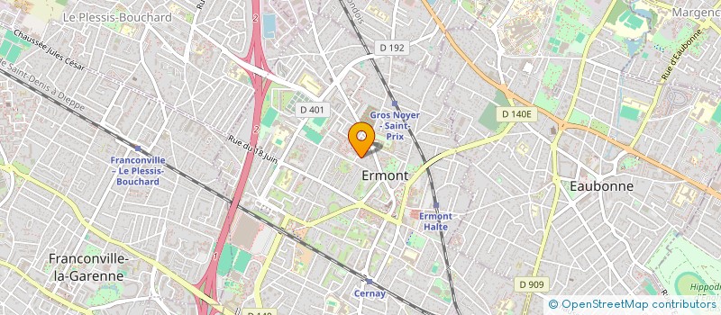 localisation de l'entreprise ANVEOL 2.0 IDF EST  ERMONT