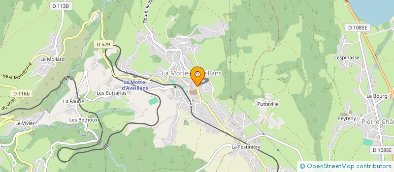 localisation de l'entreprise ANVER  LA MOTTE-D'AVEILLANS