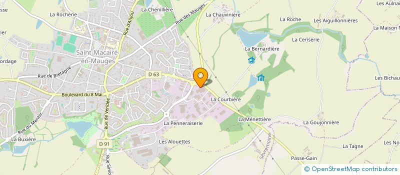 localisation de l'entreprise ANVER FINANCE à SEVREMOINE