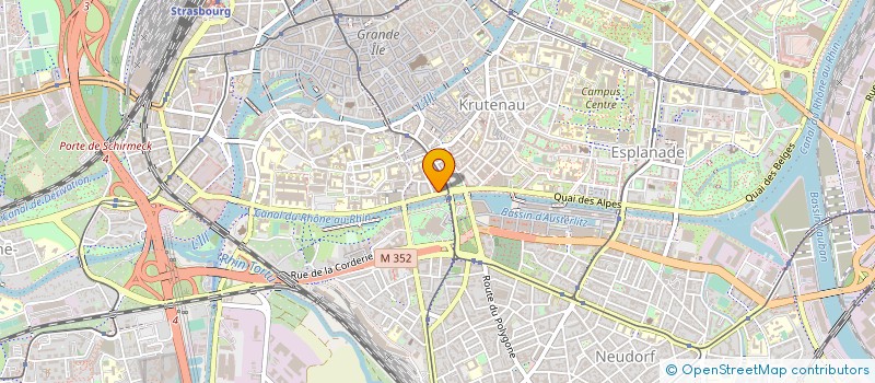 localisation de l'entreprise ANVERGURE  STRASBOURG