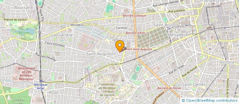 localisation de l'entreprise ANVI à BORDEAUX