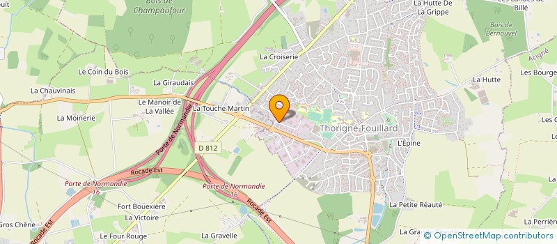 localisation de l'entreprise ANVI SARL à THORIGNE-FOUILLARD