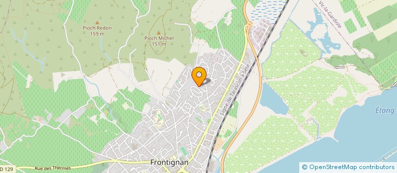 localisation de l'entreprise ANVIAMO à FRONTIGNAN