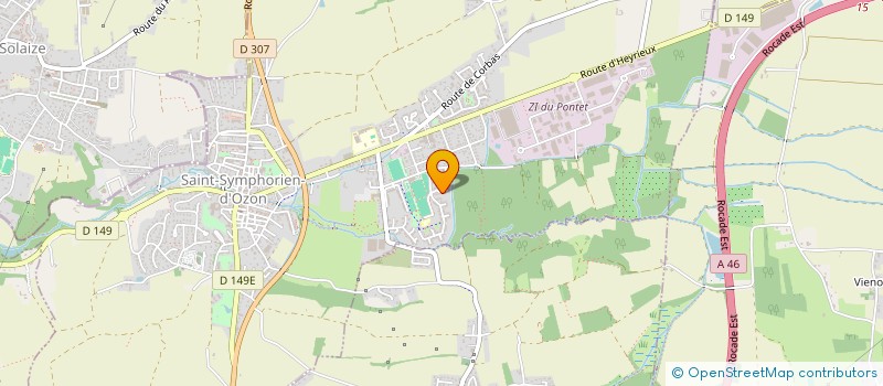 localisation de l'entreprise ANVICAR  SAINT-SYMPHORIEN-D'OZON