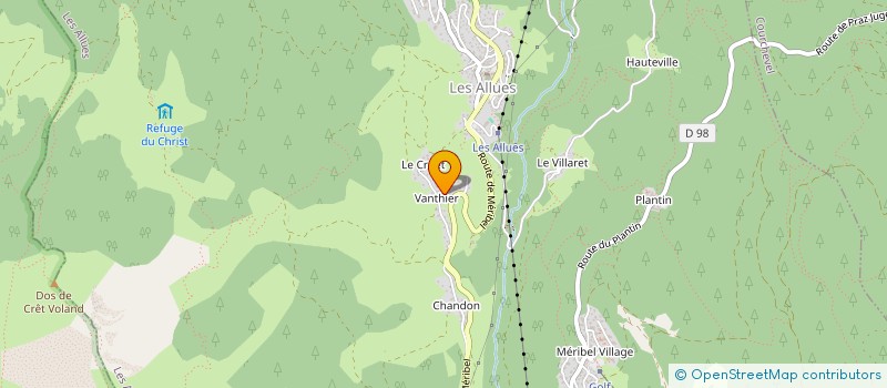 localisation de l'entreprise ANVICHA à LES ALLUES