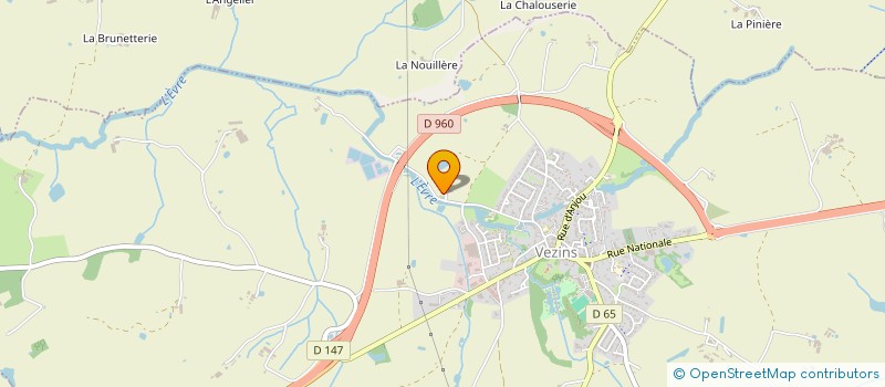 localisation de l'entreprise ANVILE  VEZINS