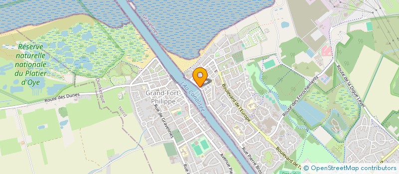 localisation de l'entreprise ANVIR à GRAVELINES
