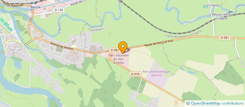 localisation de l'entreprise ANVIS DECIZE SAS  DECIZE