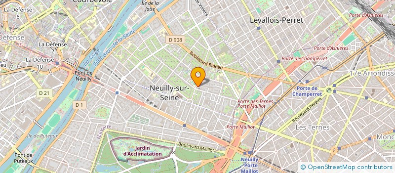localisation de l'entreprise ANVISO 2 à NEUILLY-SUR-SEINE