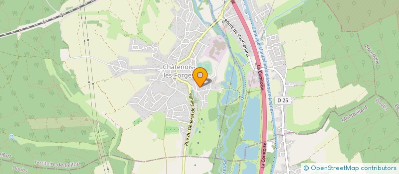 localisation de l'entreprise ANVIVA à CHATENOIS-LES-FORGES