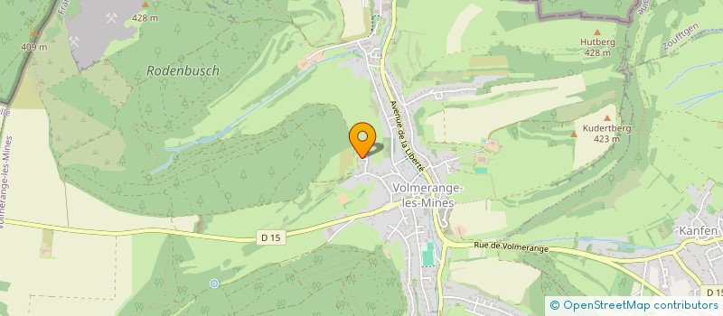 localisation de l'entreprise ANVOL FOYER RURAL VOLMERANGE LES MINES  VOLMERANGE-LES-MINES