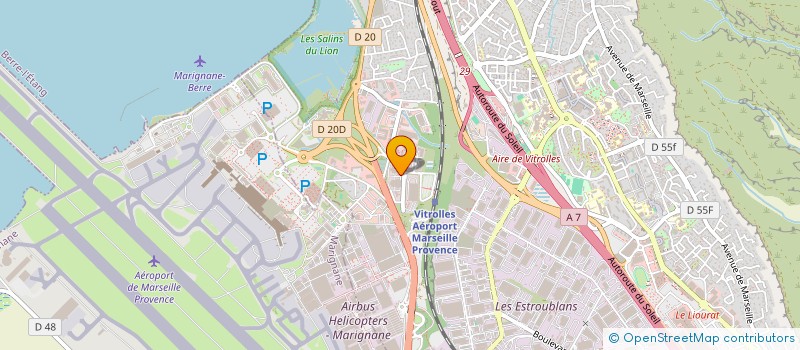 localisation de l'entreprise ANVOLIA 13 à VITROLLES