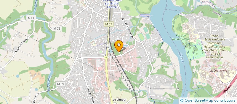 localisation de l'entreprise ANVOLIA à LA CHAPELLE-SUR-ERDRE
