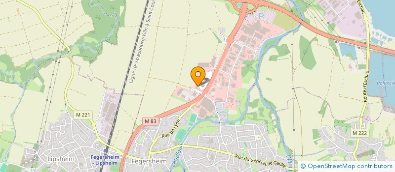 localisation de l'entreprise ANVOLIA 67  FEGERSHEIM